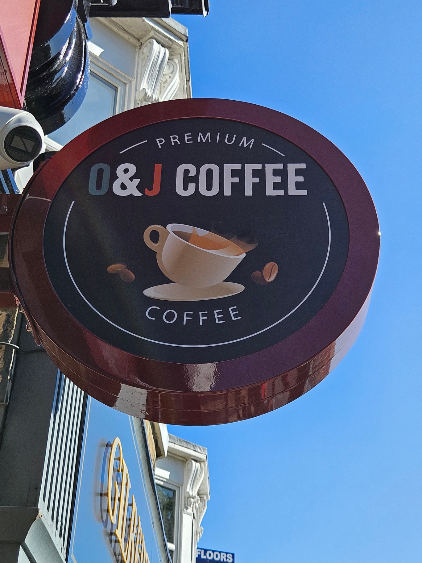 OJ Coffee Newcastle — aluminium shopfront and double door installation – Prestige Aluminium Systems