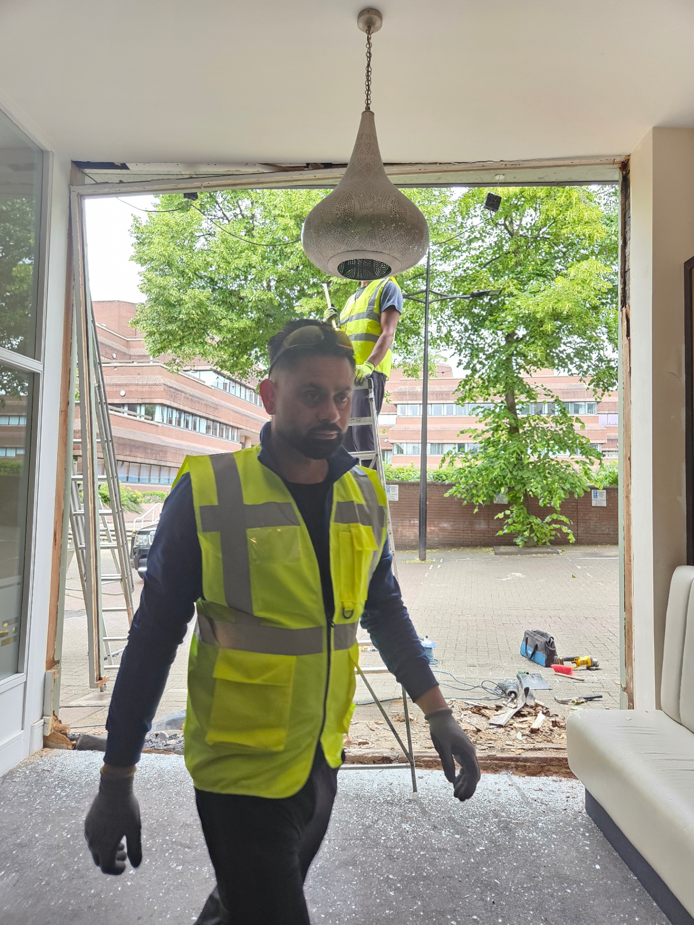 Bilash Wolverhampton — aluminium shopfront and entrance installation – Prestige Aluminium Systems